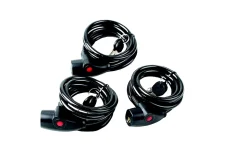 Antivol pour vélo Smith & Locke Noir 1800 x 90mm, lot de 3