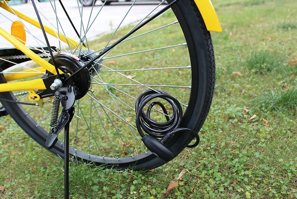 Antivol pour vélo Smith & Locke Noir 8 x 1800 mm