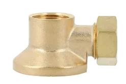 Applique laiton avec écrou à collet battu 14-1/2 - GARIS - B01-AML-B