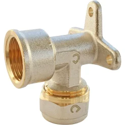 Applique murale à compression pour tube Multicouche Ø16 - sortie femelle 15/21 (1/2")