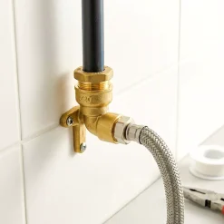 Applique murale raccord laiton ø25 mm Diall