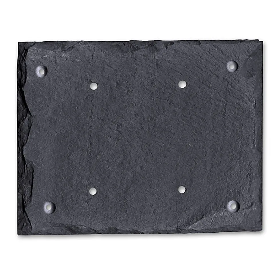 Ardoise en schiste pour support chiffre 15 x 18.5 cm