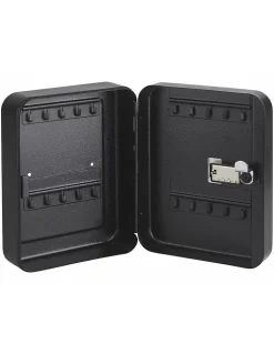 Armoire à clés à combinaison, 3 chiffres, capacité 30 clés, 200x160x75mm, époxy noir - THIRARD