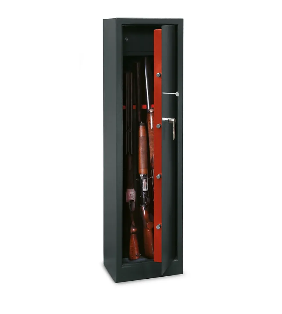 Armoire à fusils à clé TCH/5, capacité 5 fusils - TECHNOSAFE