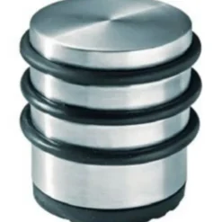 Arrêt de porte protection murale en inox Diall