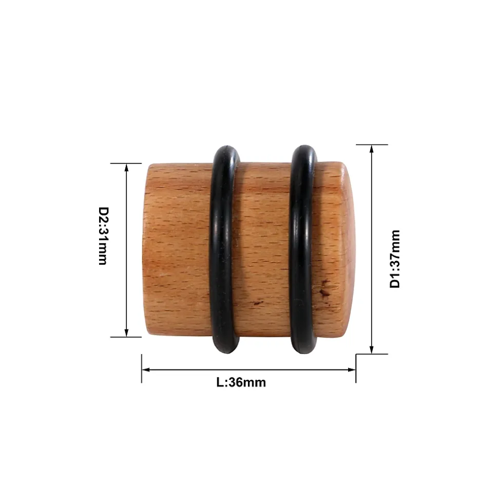 Arrête de porte Smith & Locke en bois mat