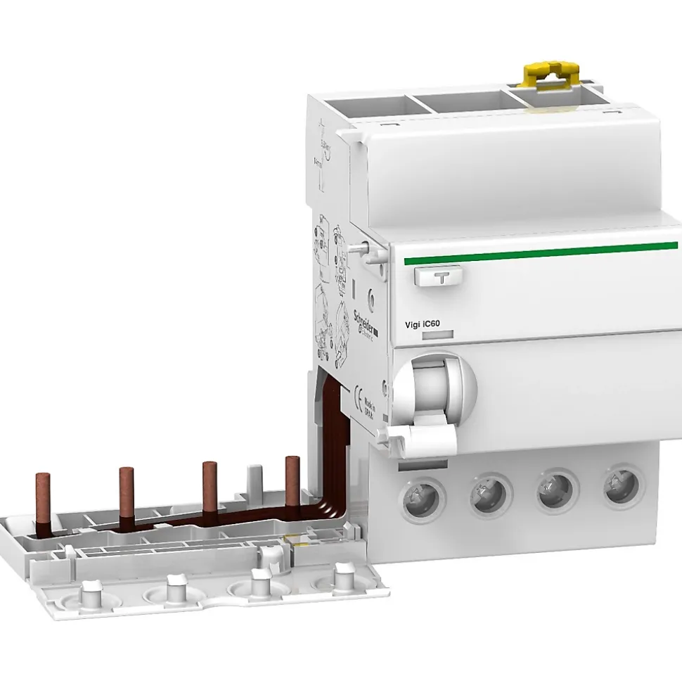 A9v19463 Acti9, Vigi Ic60 Bloc Différentiel 4p 63a 1000ma Sélectif Type Ac - Schneider