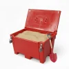 Bac à sable incendie/ à sel de déneigement 200l +grenouillères + cadenas + pelle