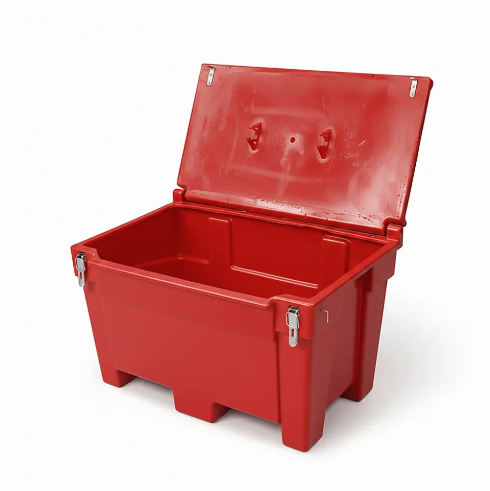 Bac à sable incendie/ à sel de déneigement 300l + grenouillères