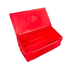 Bac à sable incendie/ à sel de déneigement 100l + grenouillères + cadenas + pelle