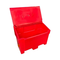 Bac à sable incendie/ à sel de déneigement 200l- lot de 6