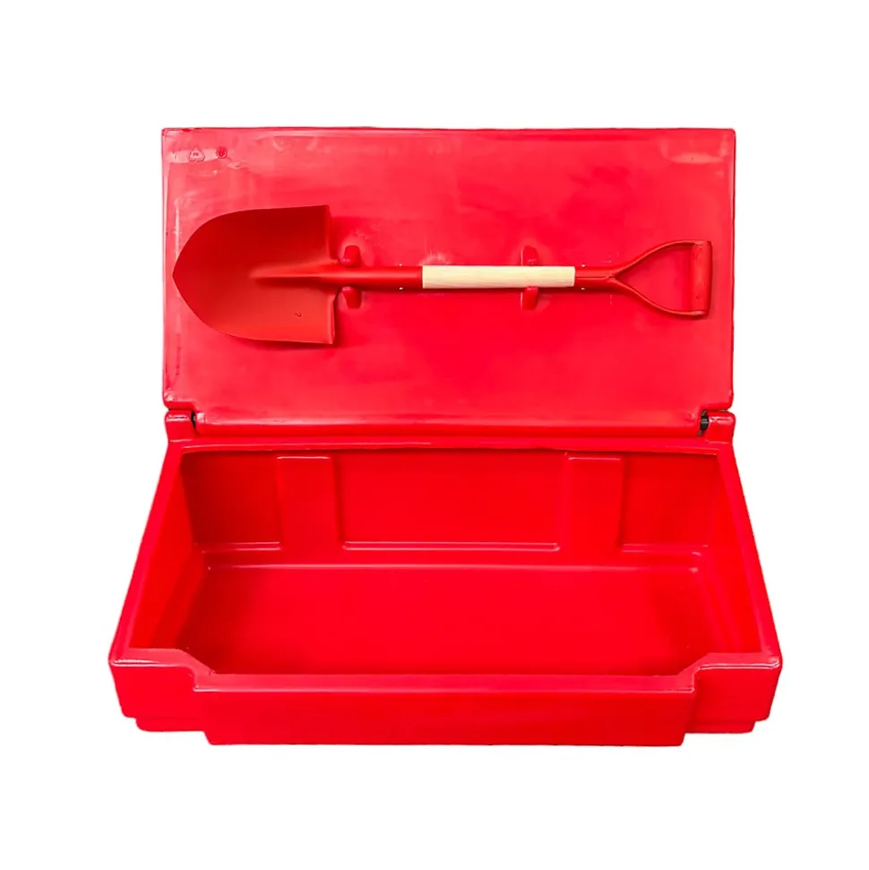 Bac à sable incendie/ à sel de déneigement 50l + pelle