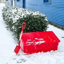 Bac à sable incendie/ à sel de déneigement 100l + pelle- lot de 10