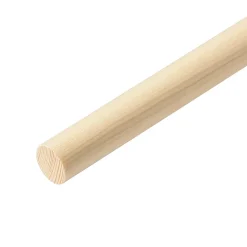 Baguette ronde lisse pour tourillon en pin Ø.14 mm x L.2,40 m