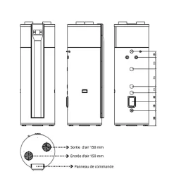 Ballon thermodynamique 250L - Sunny Habitat