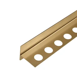 Balneo Barre de pente de sol droite pour receveur 170 cm doré INOX Acier inoxydable