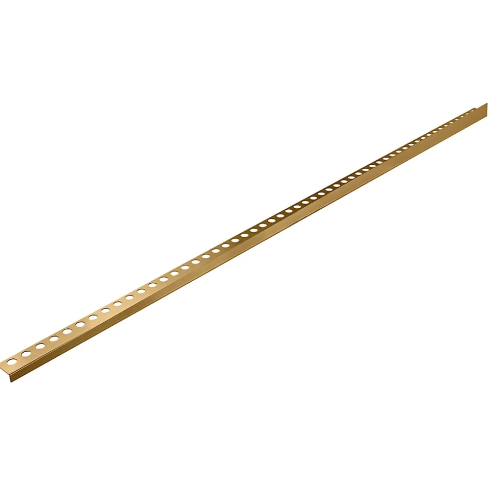 Balneo Barre de pente de sol droite pour receveur 170 cm doré INOX Acier inoxydable