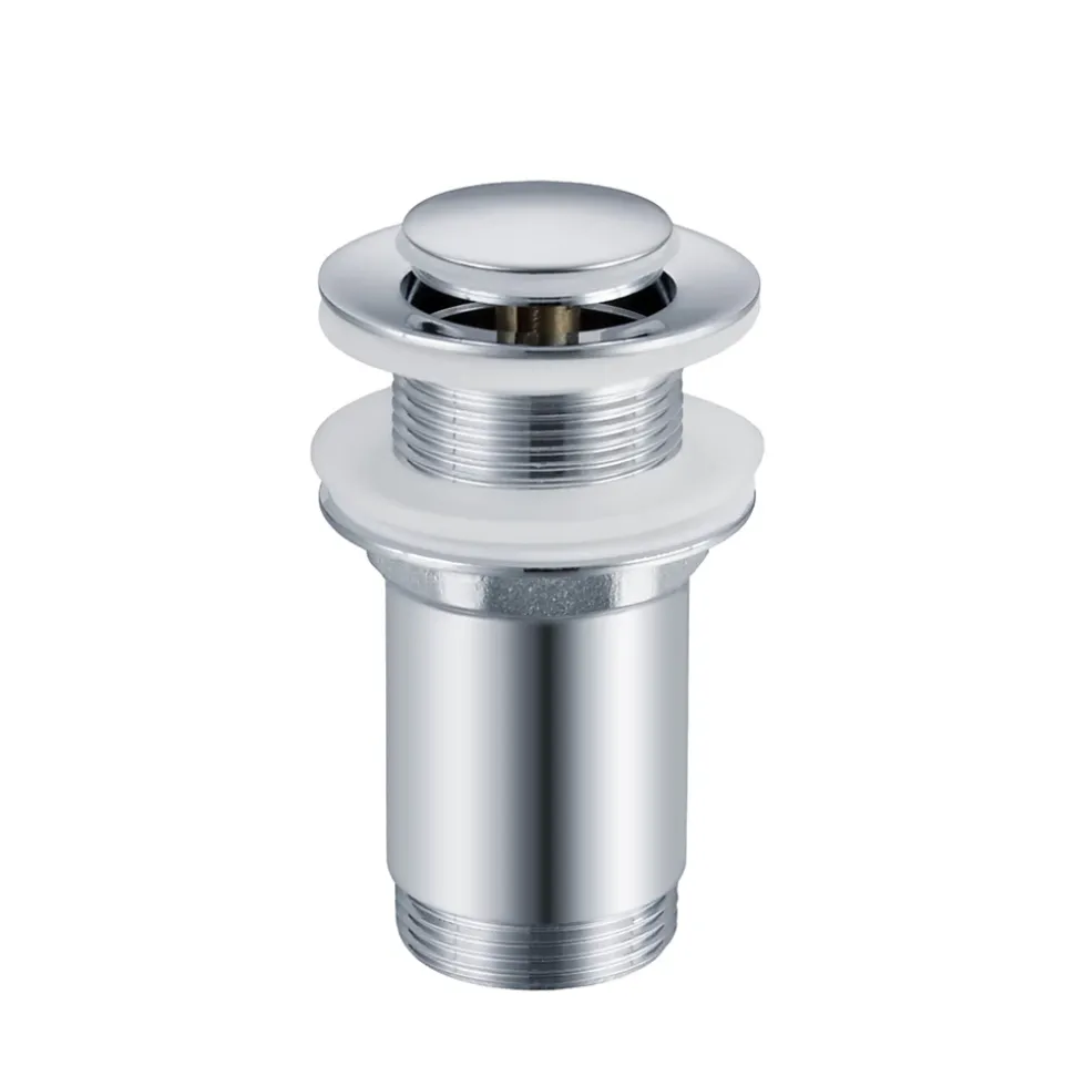 Balneo Bonde clic-clac sans trop-plein, pour lavabo, finition chrome, laiton