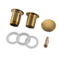 Balneo Bonde clic-clac sans trop-plein, pour lavabo, finition gold, laiton