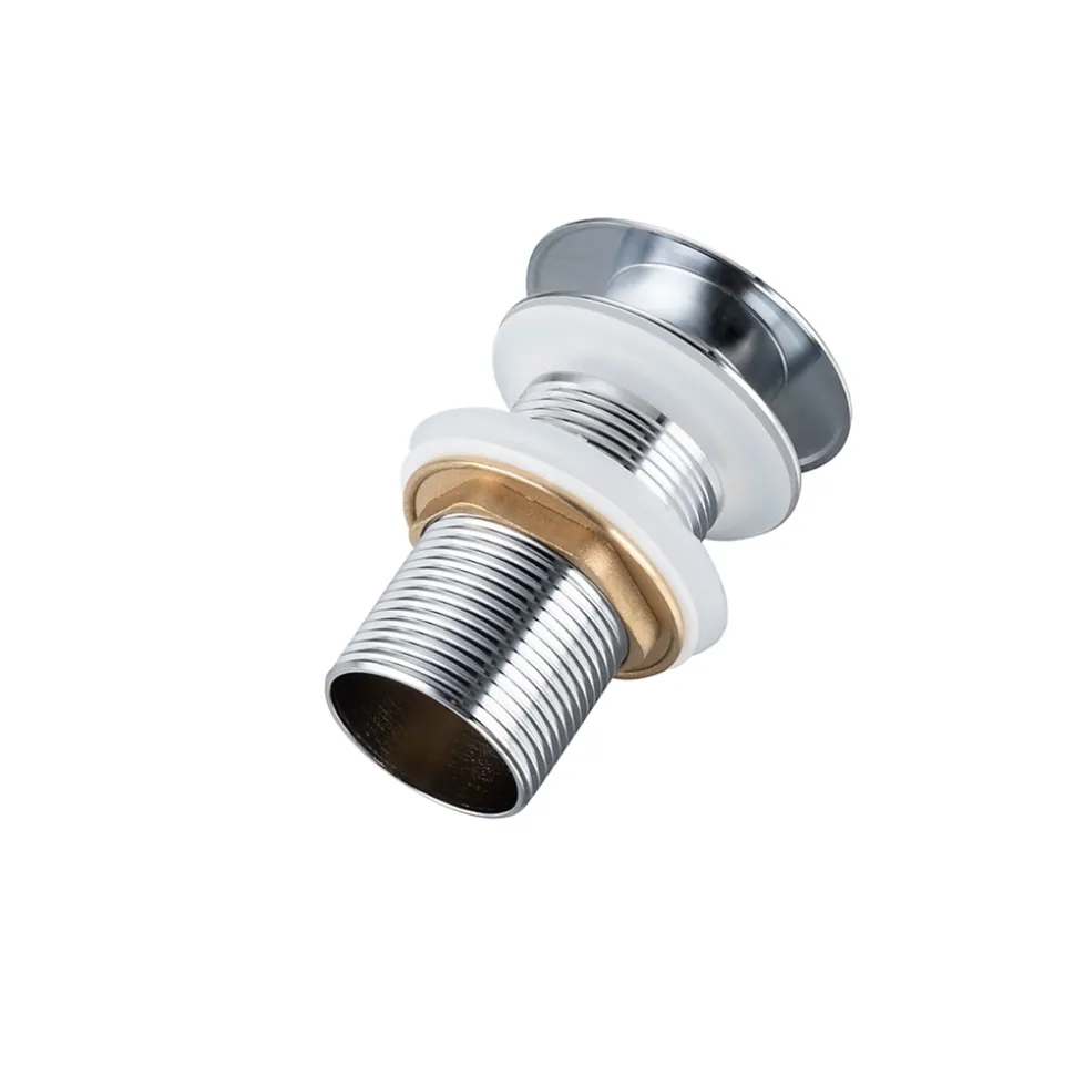 Balneo Bonde clic-clac sans trop-plein, pour lavabo, finition chrome, laiton