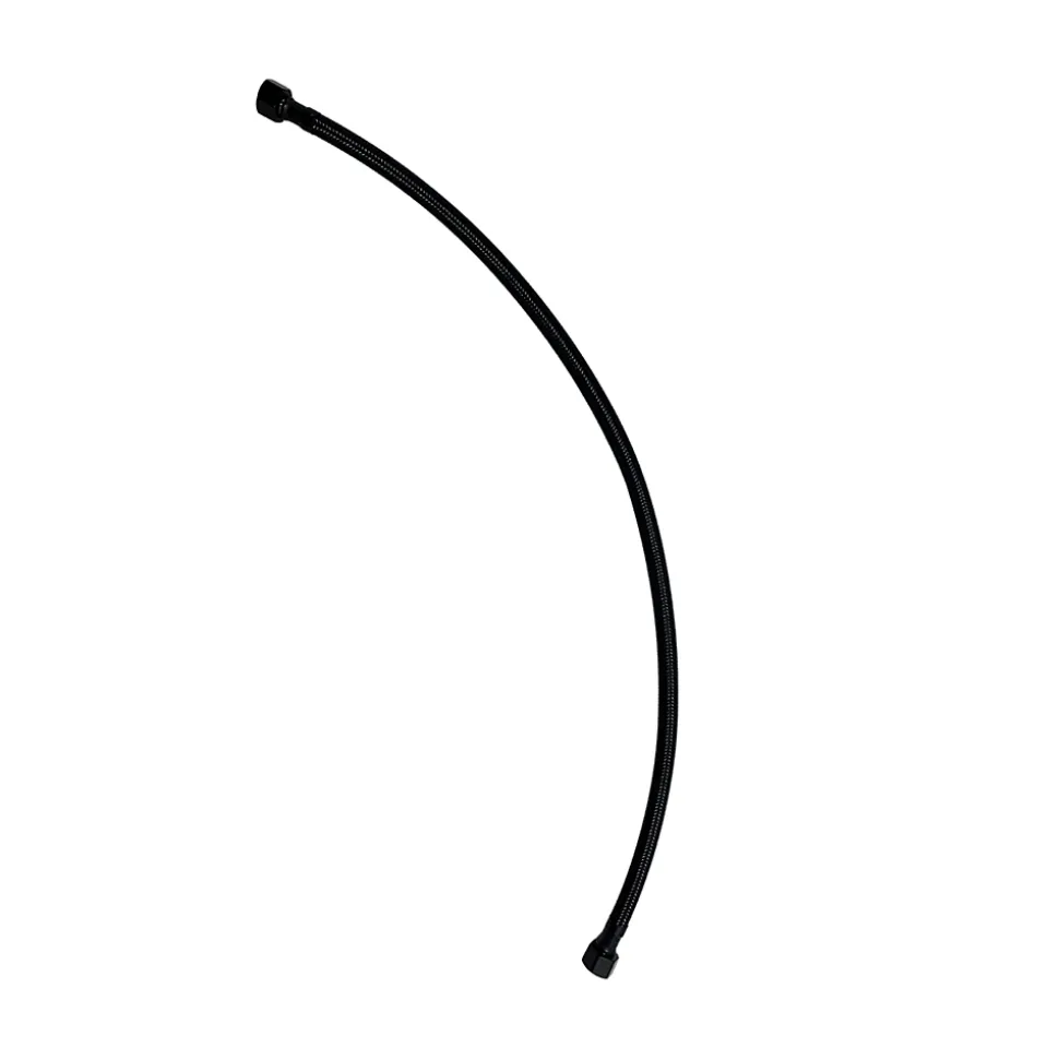 Balneo Flexible d'alimentation 3/8" x 3/8" 40 cm noir tuyau PEX avec tresse