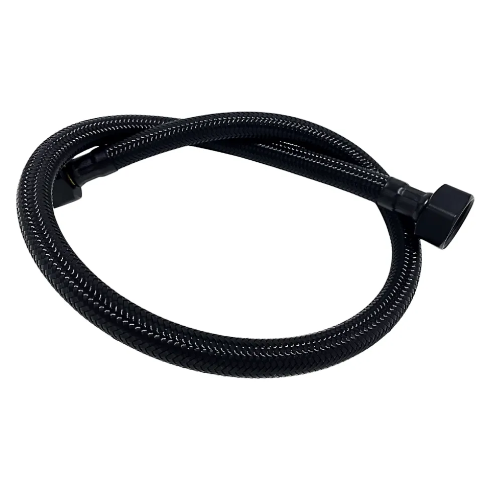 Balneo Flexible d'alimentation 3/8" x 3/8" 40 cm noir tuyau PEX avec tresse