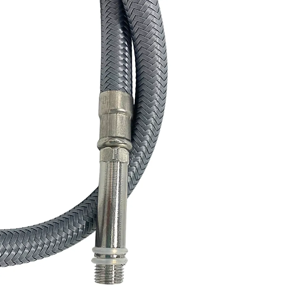 Balneo Flexible de raccordement pour robinet 3/8 x M10 60 cm tuyau PEX gris durable