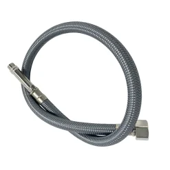 Balneo Flexible de raccordement pour robinet 3/8 x M10 60 cm tuyau PEX gris durable