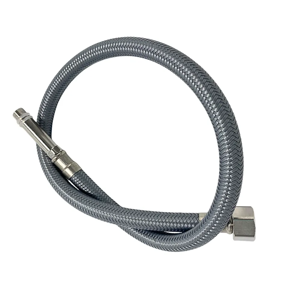 Balneo Flexible de raccordement pour robinet 3/8 x M10 60 cm tuyau PEX gris durable