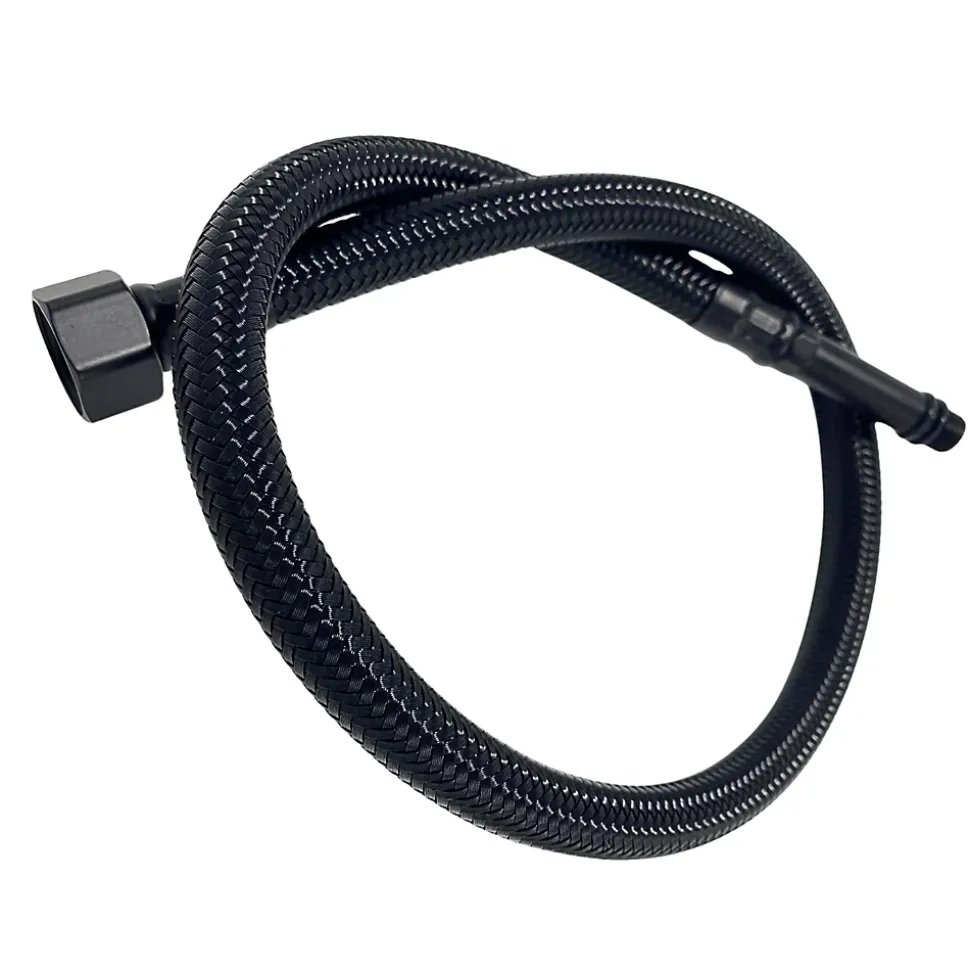 Balneo Flexible de raccordement pour robinet 3/8" x M10 40 cm tuyau PEX noir durable
