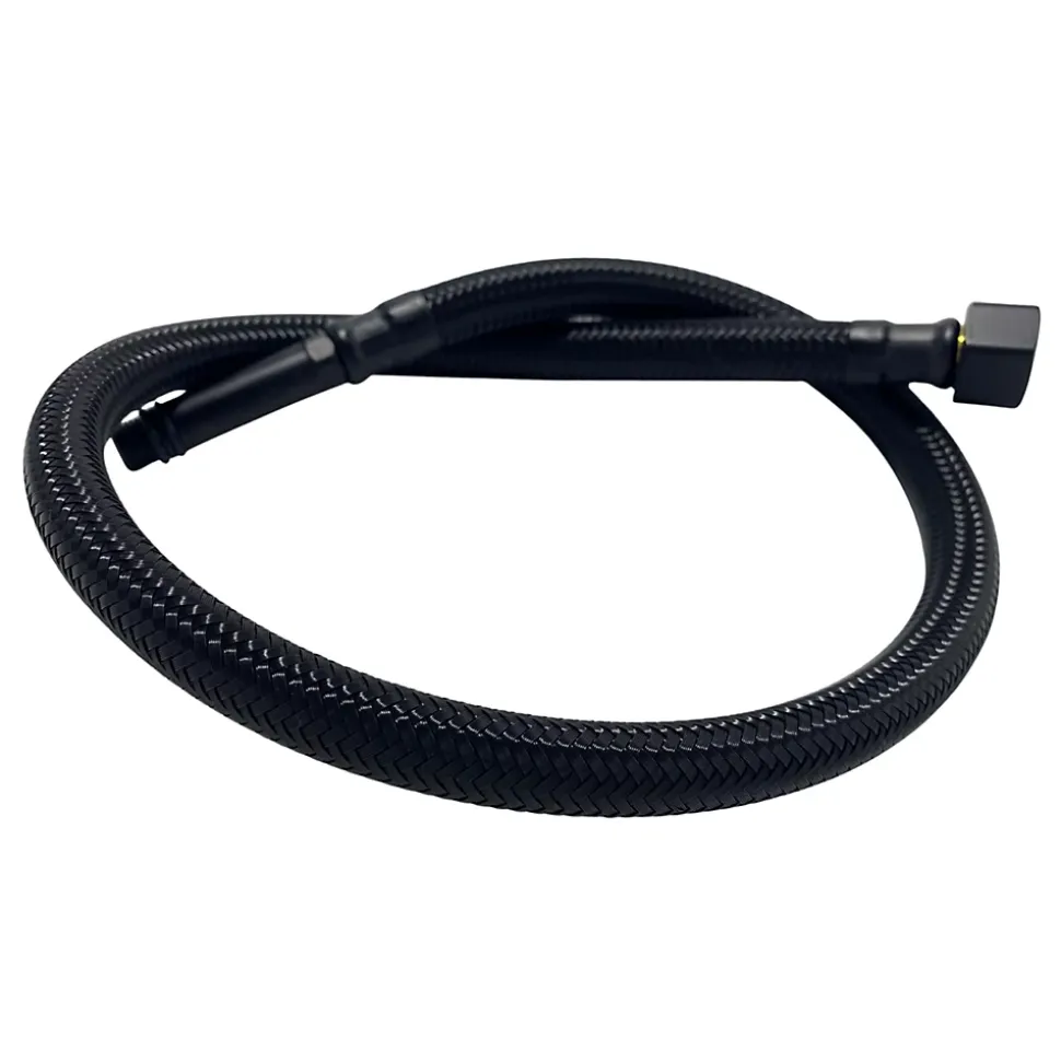 Balneo Flexible de raccordement pour robinet 3/8" x M10 40 cm tuyau PEX noir durable