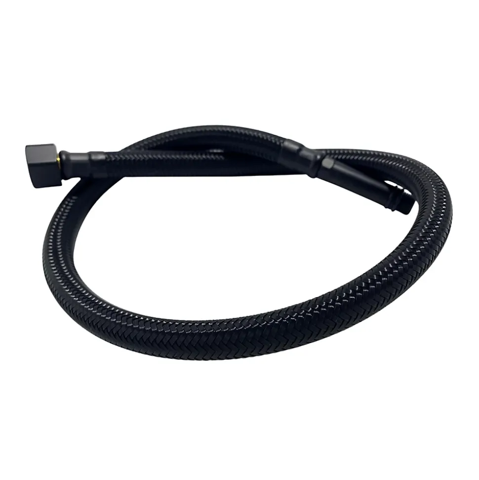 Balneo Flexible de raccordement pour robinet 3/8" x M10 40 cm tuyau PEX noir durable