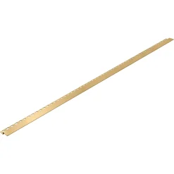 Balneo Profilé de douche frontale, au sol 130 cm, acier inoxydable, finition gold, Pente de 1,5%
