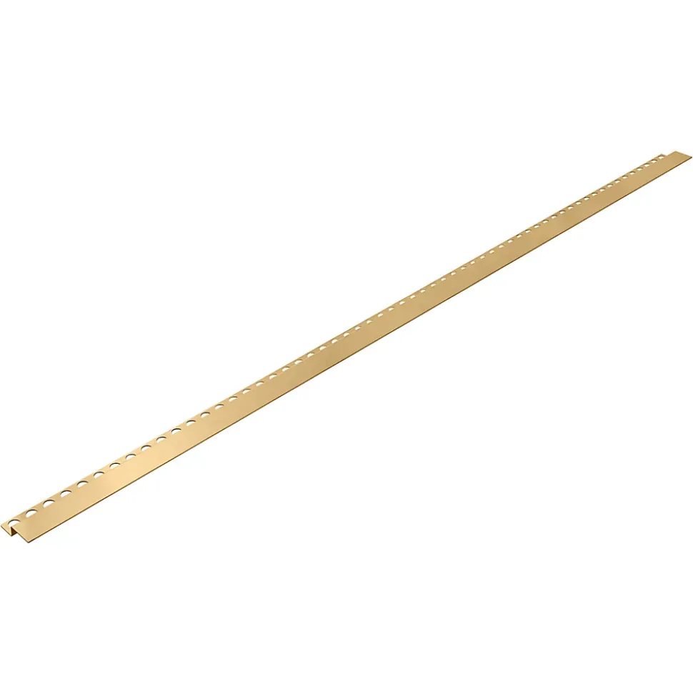 Balneo Profilé de douche frontale, au sol 130 cm, acier inoxydable, finition gold, Pente de 1,5%