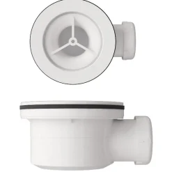 Balneo Siphon 87mm, pour receveurs de douche, hautere 87mm, Stone Tray
