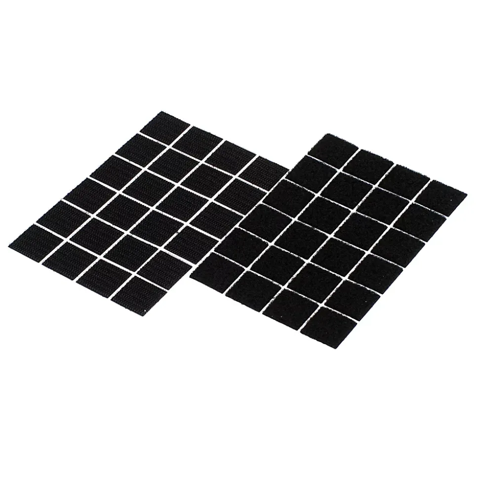 Bande adhésive format carré noir Diall 25 mm - 24 pièces