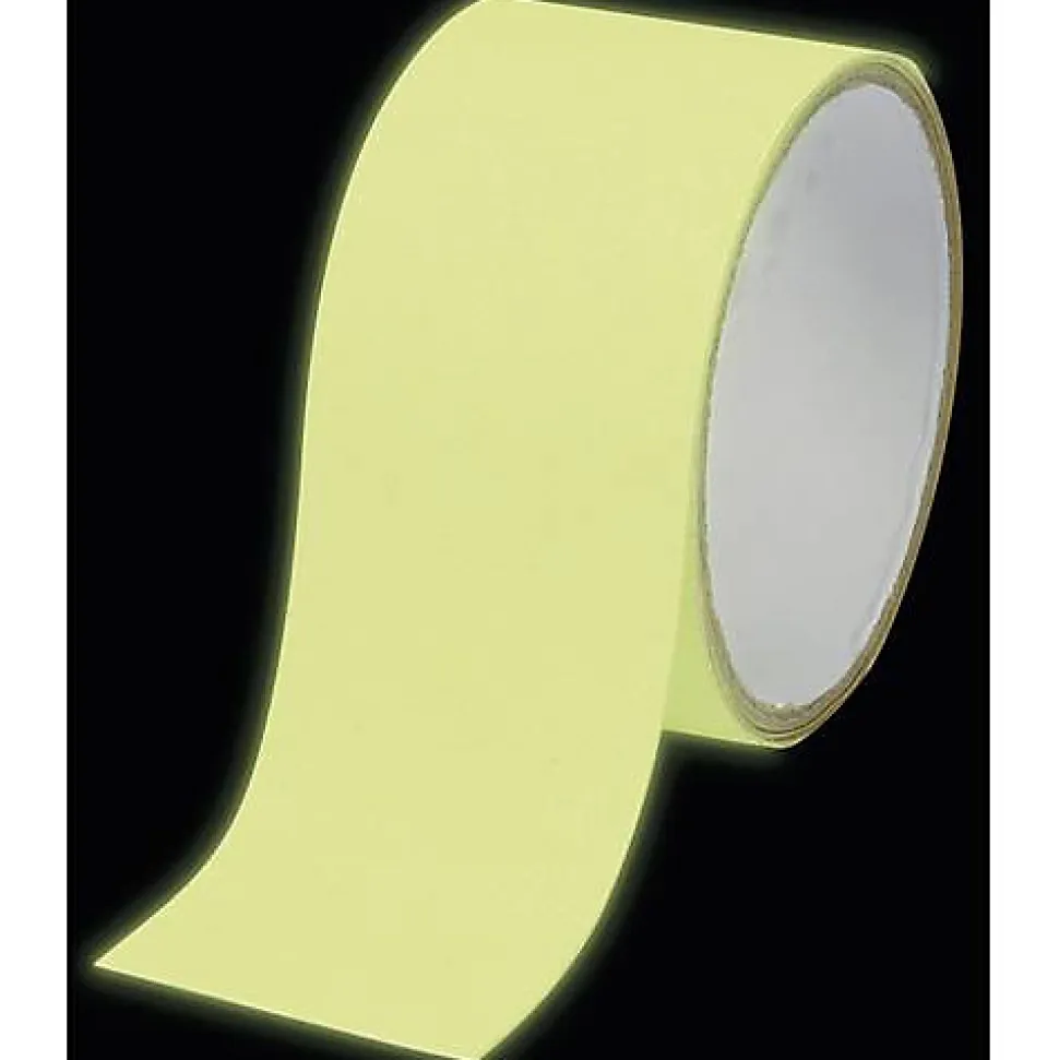 Bande antidérapante phosphorescente TOOLCRAFT ANST255-LG 5 m x 25 mm vert fluorescent