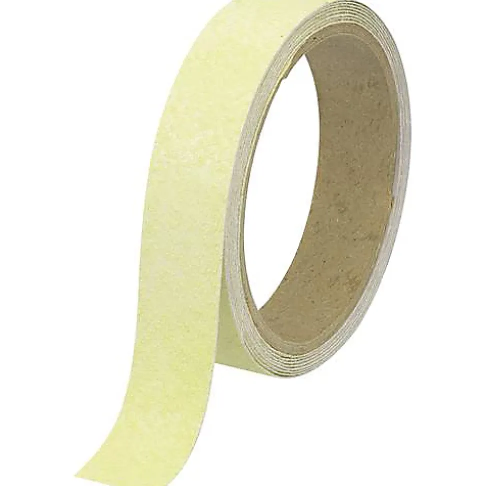 Bande antidérapante phosphorescente TOOLCRAFT ANST255-LG 5 m x 25 mm vert fluorescent
