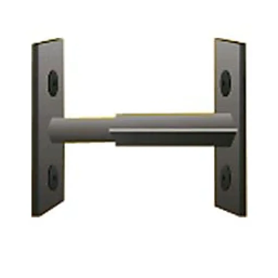 Barreau télescopique de fenêtre, acier noir, Mottez, L.30-55 cm