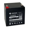 Batterie au plomb rechargeable, connexions Faston, 12 V, 5 Ah. Pour onduleurs, systèmes d'alarme, loisirs...