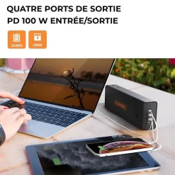 Batterie Modulaire RUNHOOD EB324 - 324 Wh + Module USB UE256 - Recharge Rapide et Polyvalente