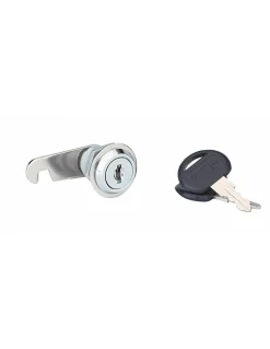Batteuse nickelée, longueur 20mm, épaisseur maxi 14mm, 2 clés - SP
