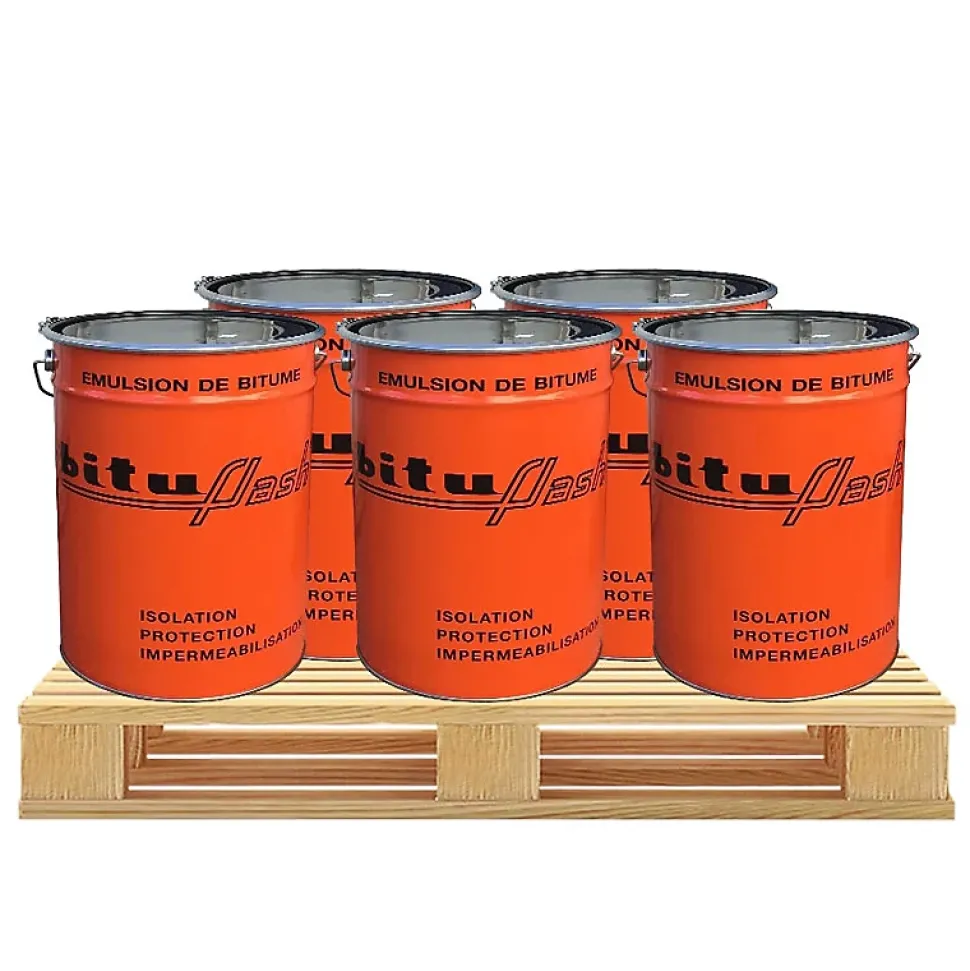 Bitume étanchéité, enduit bitumeux, imperméabilisant maçonnerie, bois, métaux, cuve, bassin, fondation, sol, BITUFLASH - PROCOM-5