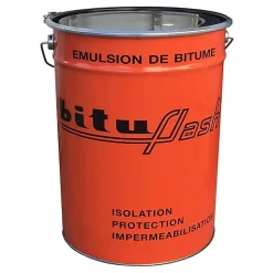 Bitume étanchéité, enduit bitumeux, imperméabilisant maçonnerie, bois, métaux, cuve, bassin, fondation, sol, BITUFLASH - PROCOM-5