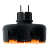 Bliplite pour extérieur étanche IP44 2P+T avec accroche - Orange - Zenitech
