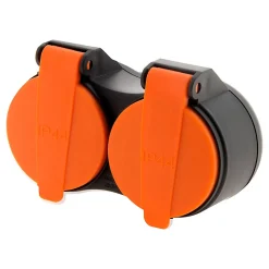 Bliplite pour extérieur étanche IP44 2P+T avec accroche - Orange - Zenitech
