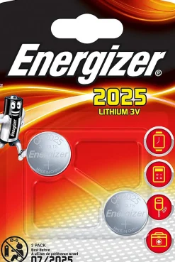 Blister ENERGIZER de 2 piles CR2025
