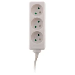 Bloc 3 prises blanc 1m Zenitech