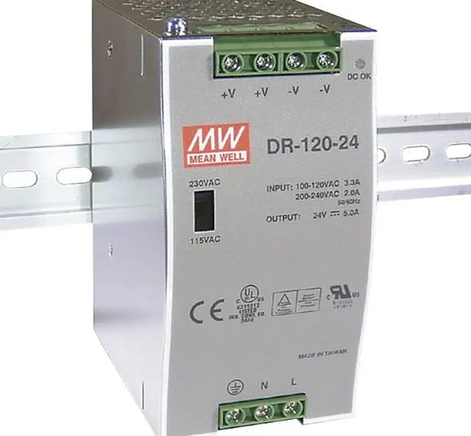 Bloc alimentation 24v - 5a - dr-120-24