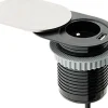 Bloc encastrable compact 1 prise + 1 port USB Otio